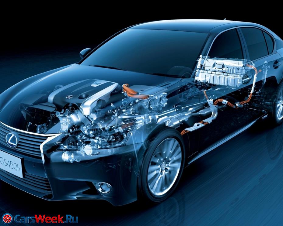 Схема гибридной силовой установки